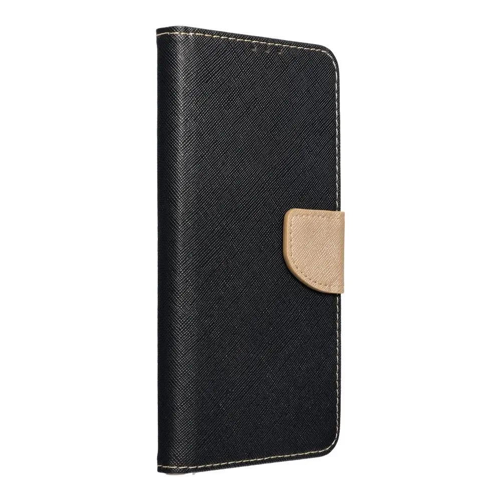 Torbica za SAMSUNG A16 Fancy Book, črno-zlata
