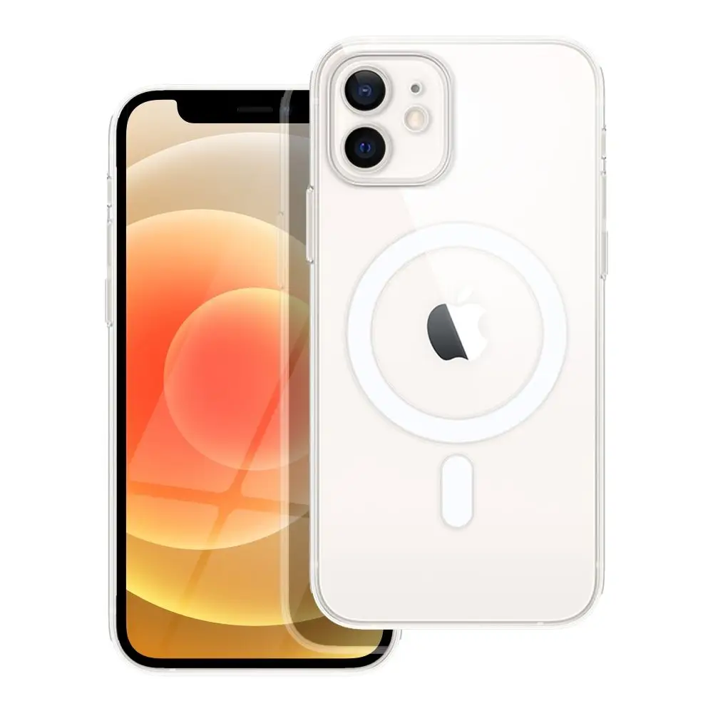 Transparentni etui za iPhone 12 Clear Mag Cover (STR / CAMERA PROTECTION), združljiv z MagSafe