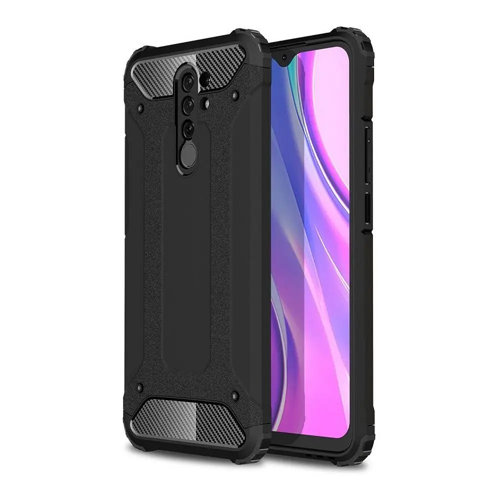 Ohišje za Xiaomi Redmi 9 Armor, črno