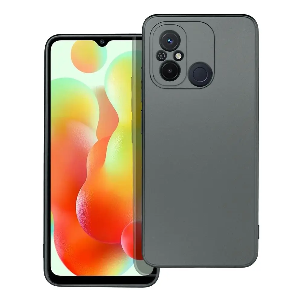 Ohišje za Xiaomi Redmi 12C v sivi barvi Metallic